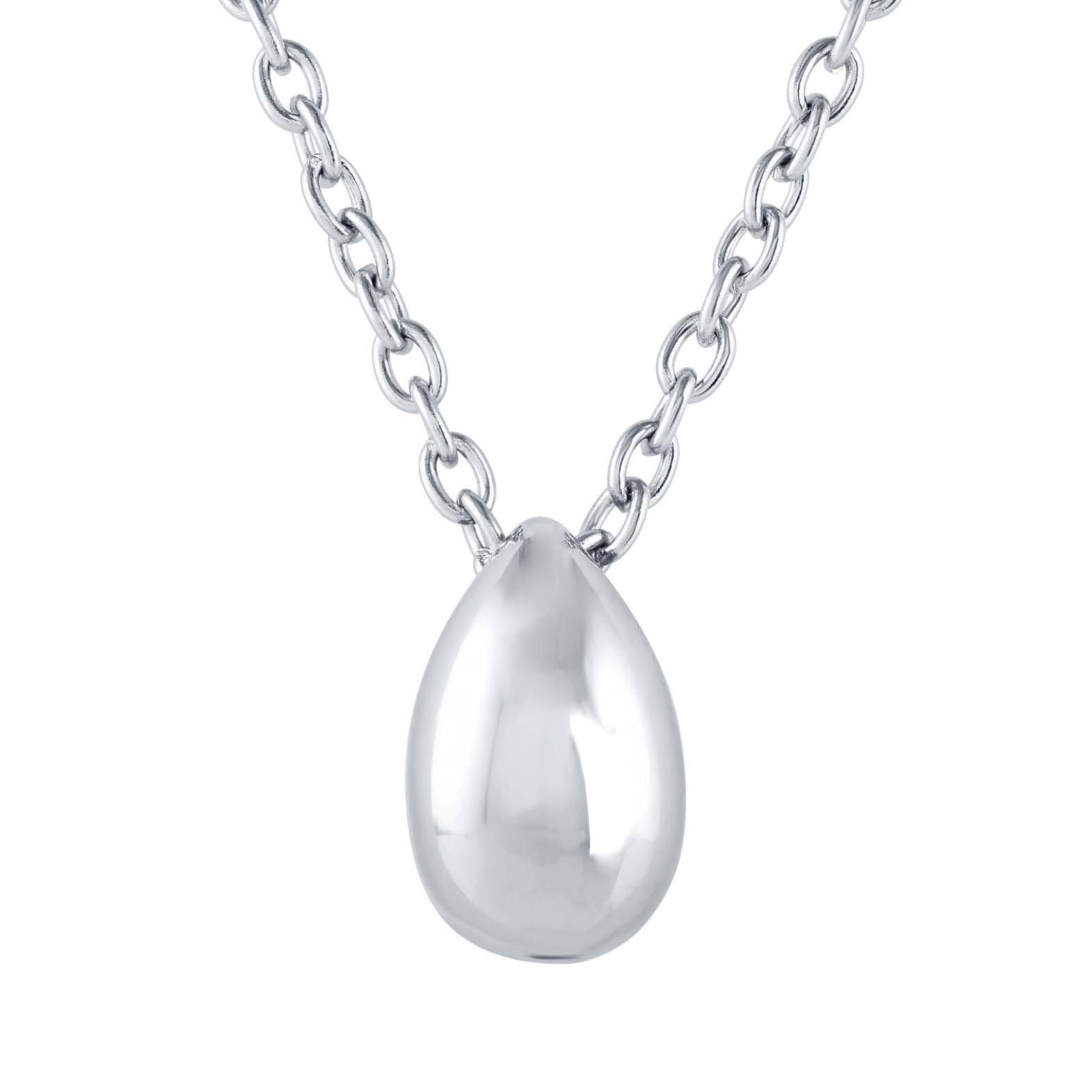 Teardrop Cremation Necklace that holds Ashes