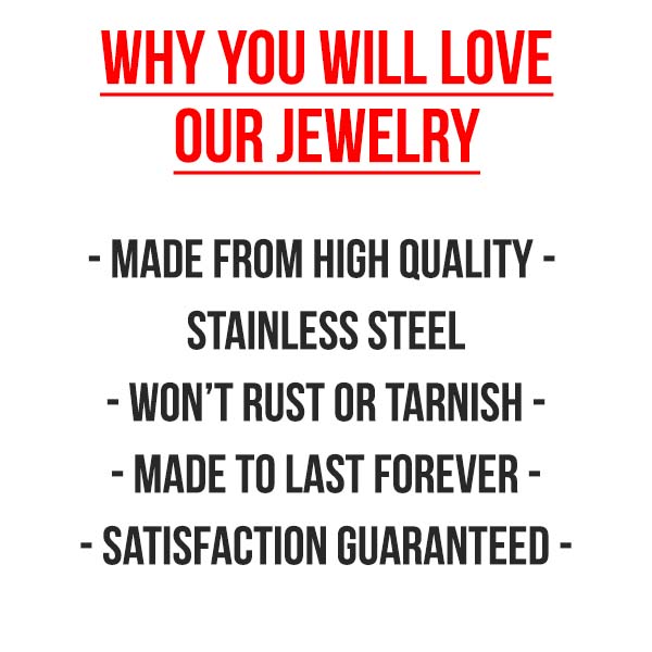 Why you will love our Mom and Dad Forever in My Heart cremation necklace: stainless steel that won’t rust or tarnish