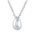 Teardrop Cremation Necklace that holds Ashes