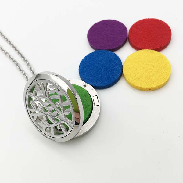 Tree of Life Essential Oil Necklace for Aromatherapy