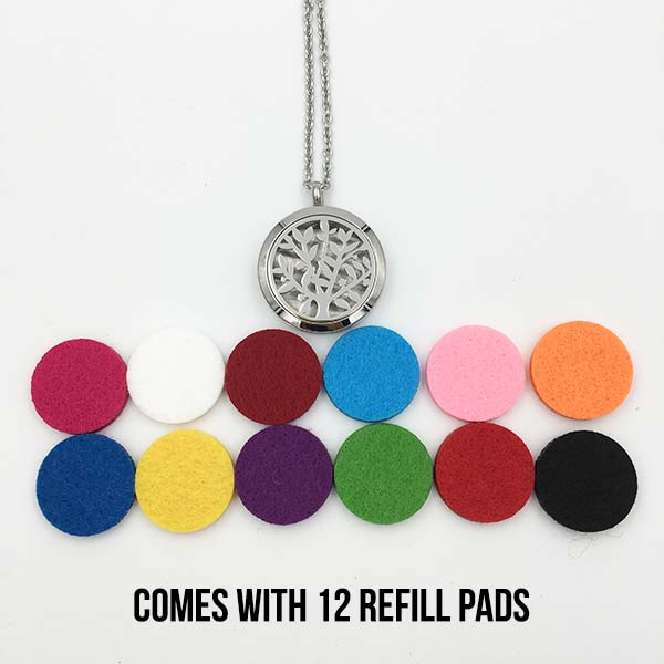 Tree of Life Essential Oil Necklace for Aromatherapy