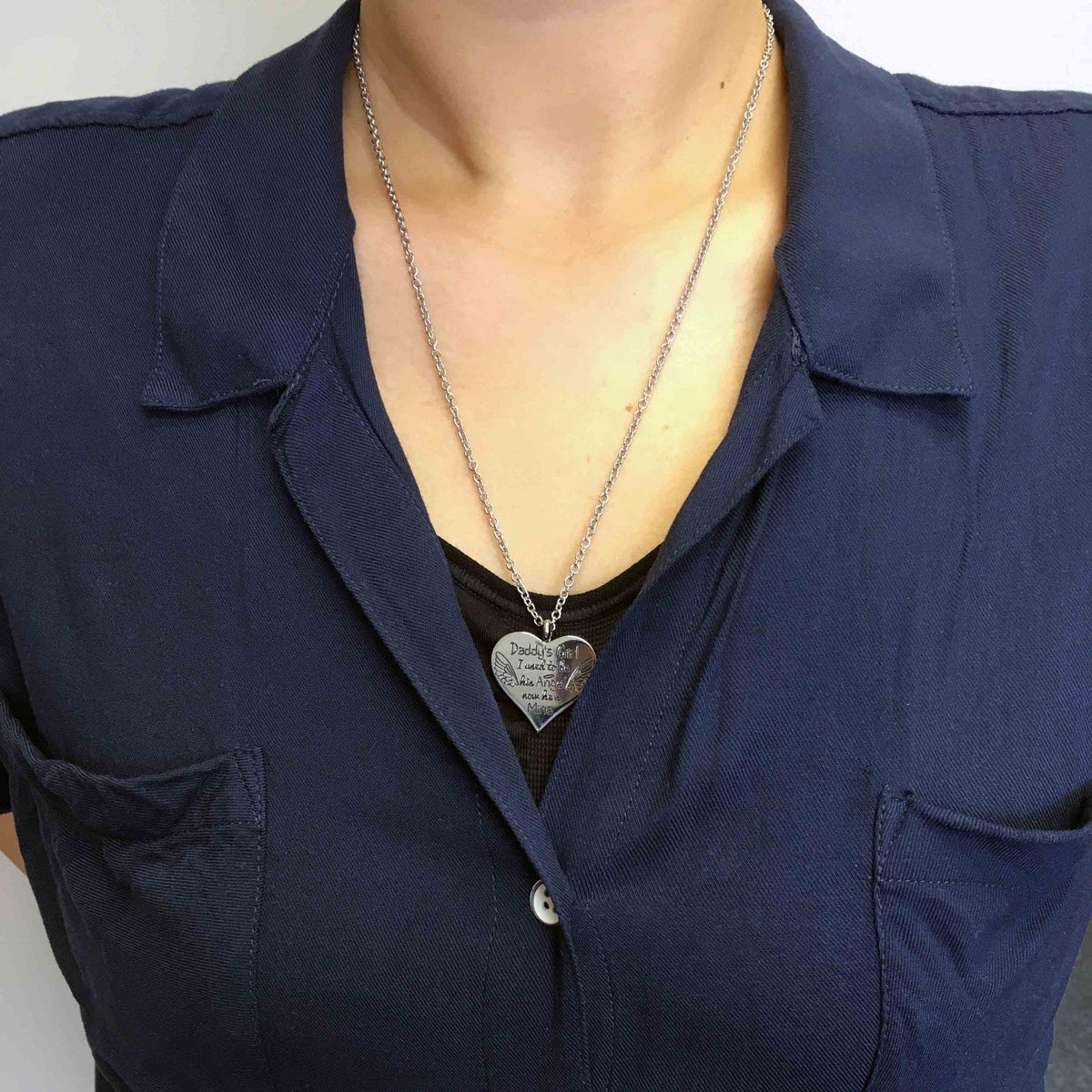 Daddy&#39;s Girl Stainless Steel Necklace