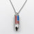 Bullet Necklace Small with American Flag